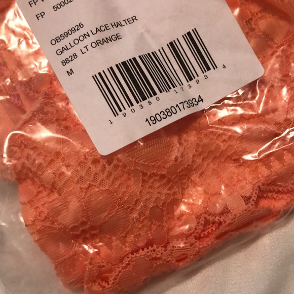 NWT- Free People Galloon Lace Halter Bra - Picture 6 of 6